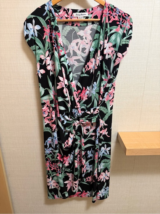 Tommy Bahama Dresses & Skirts - Tommy Bahama Tropical Floral Faux Wrap Dress XL